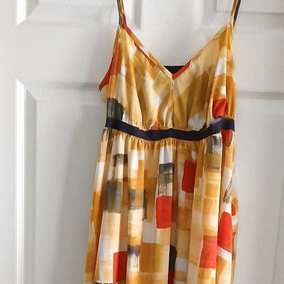 Simply Vera Vera Wang Dress Long Yellow Sundress - Picture 1 of 12